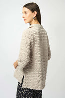 Joseph Ribkoff Bubble Jacquard A-Line Top-253070