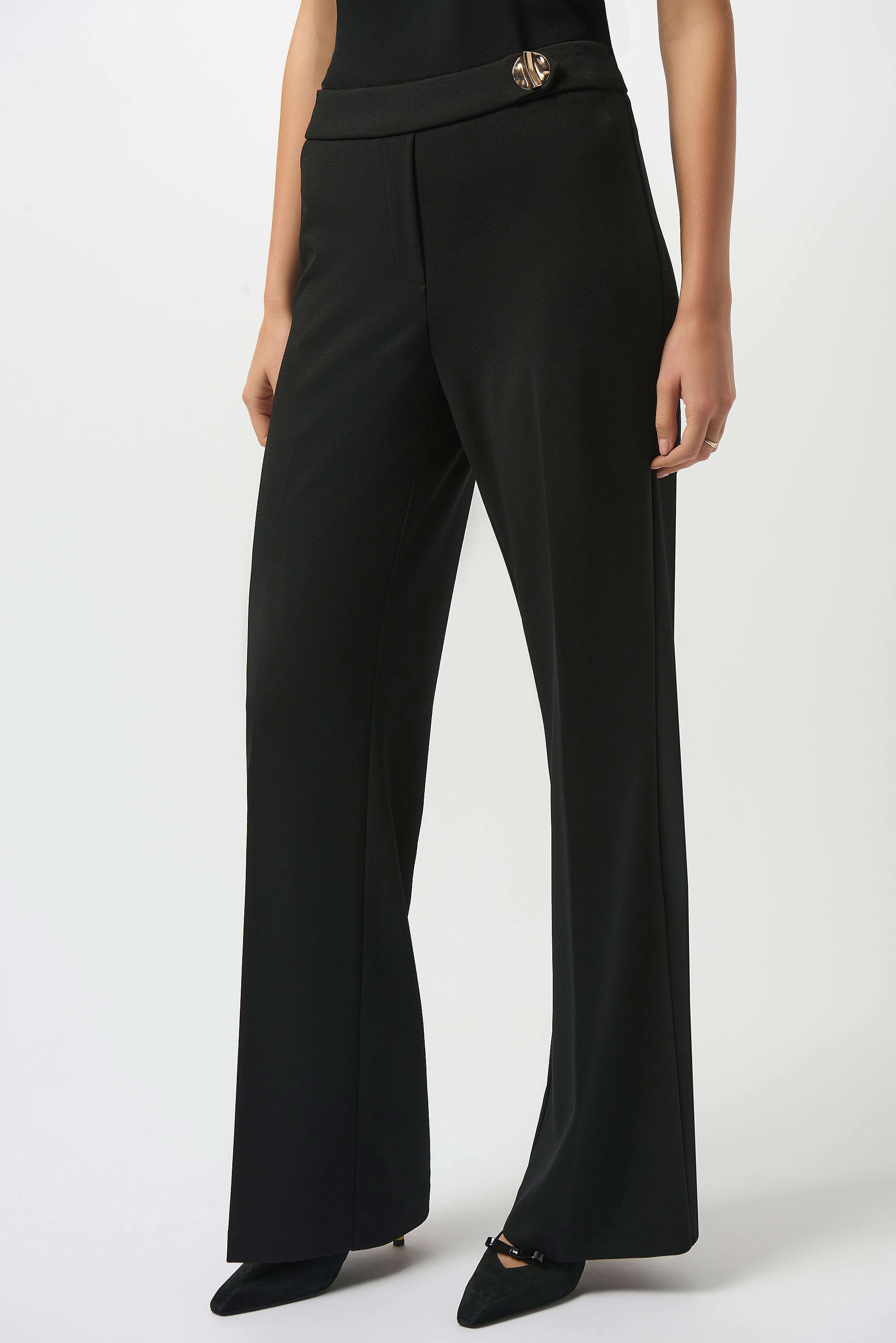 Joseph Ribkoff Scuba Crepe Wide-Leg Pants-253073