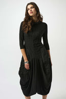 Joseph Ribkoff Bubble Jacquard & Silky Knit Cocoon Dress-253085