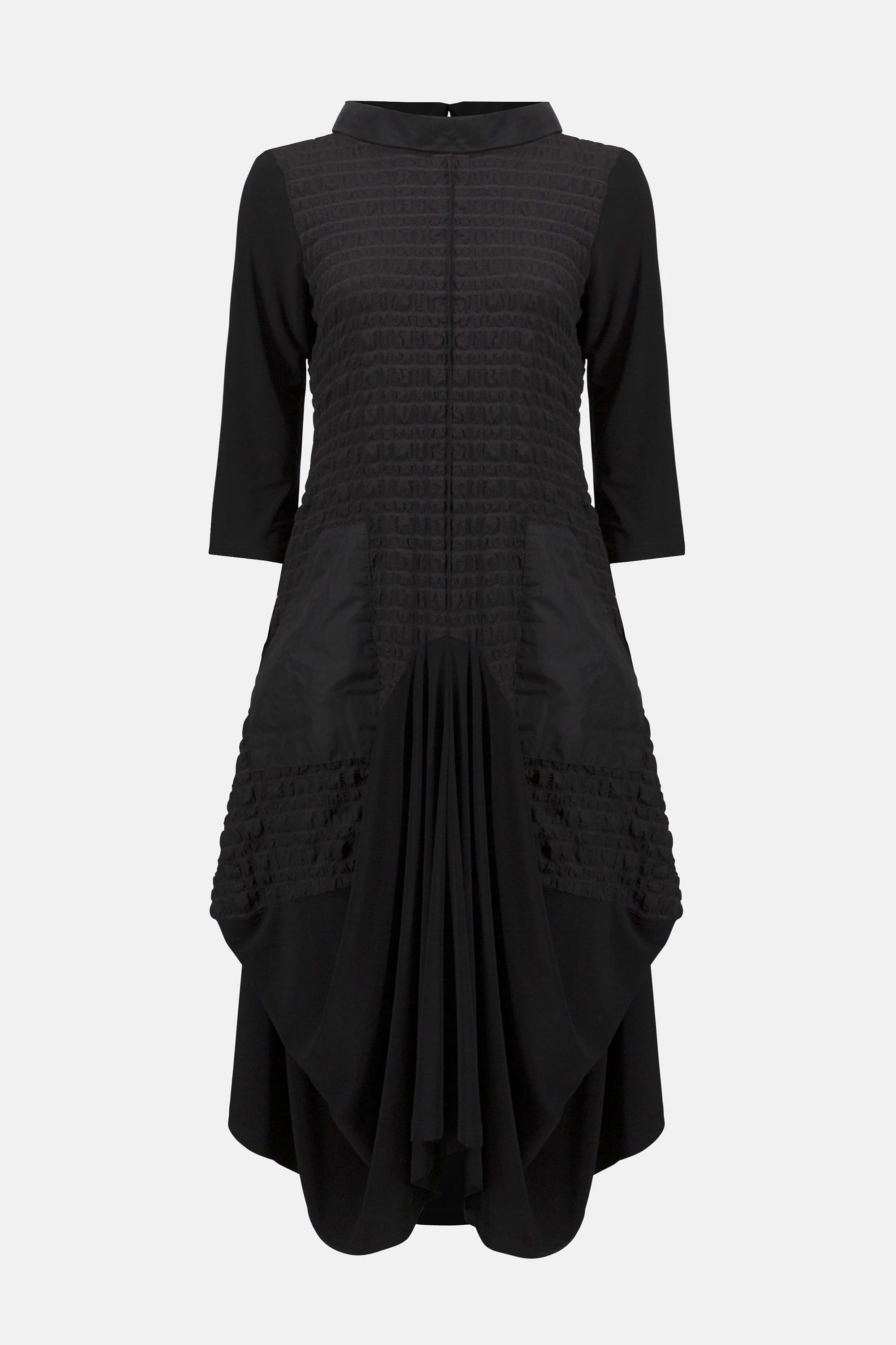 Joseph Ribkoff Bubble Jacquard & Silky Knit Cocoon Dress-253085