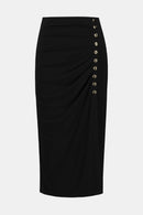 Silky Knit Pull-On Pencil Skirt-253147