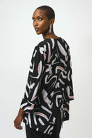 Joseph Ribkoff Silky Knit Printed Fit And Flare Tunic-253224