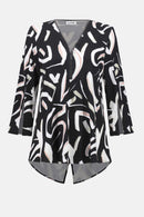 Joseph Ribkoff Silky Knit Printed Fit And Flare Tunic-253224