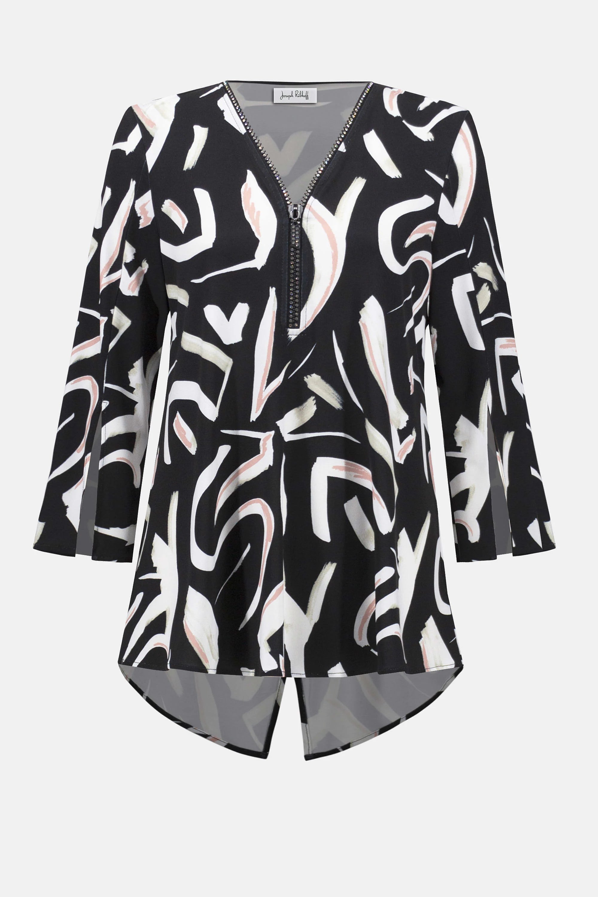 Joseph Ribkoff Silky Knit Printed Fit And Flare Tunic-253224