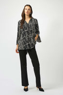Joseph Ribkoff Silky Knit Printed Fit And Flare Tunic-253224