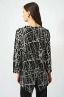 Joseph Ribkoff Silky Knit Printed Fit And Flare Tunic-253224