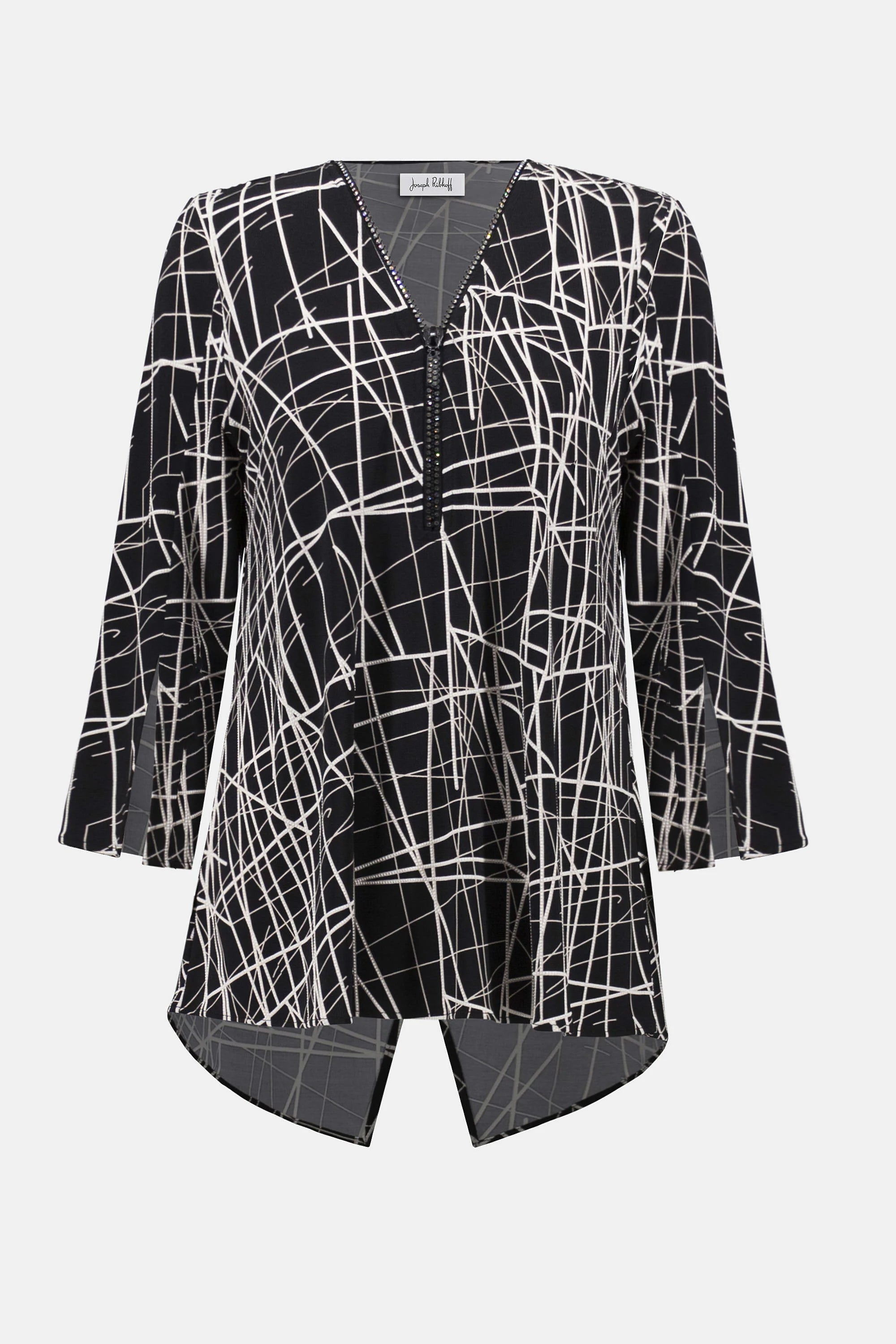 Joseph Ribkoff Silky Knit Printed Fit And Flare Tunic-253224