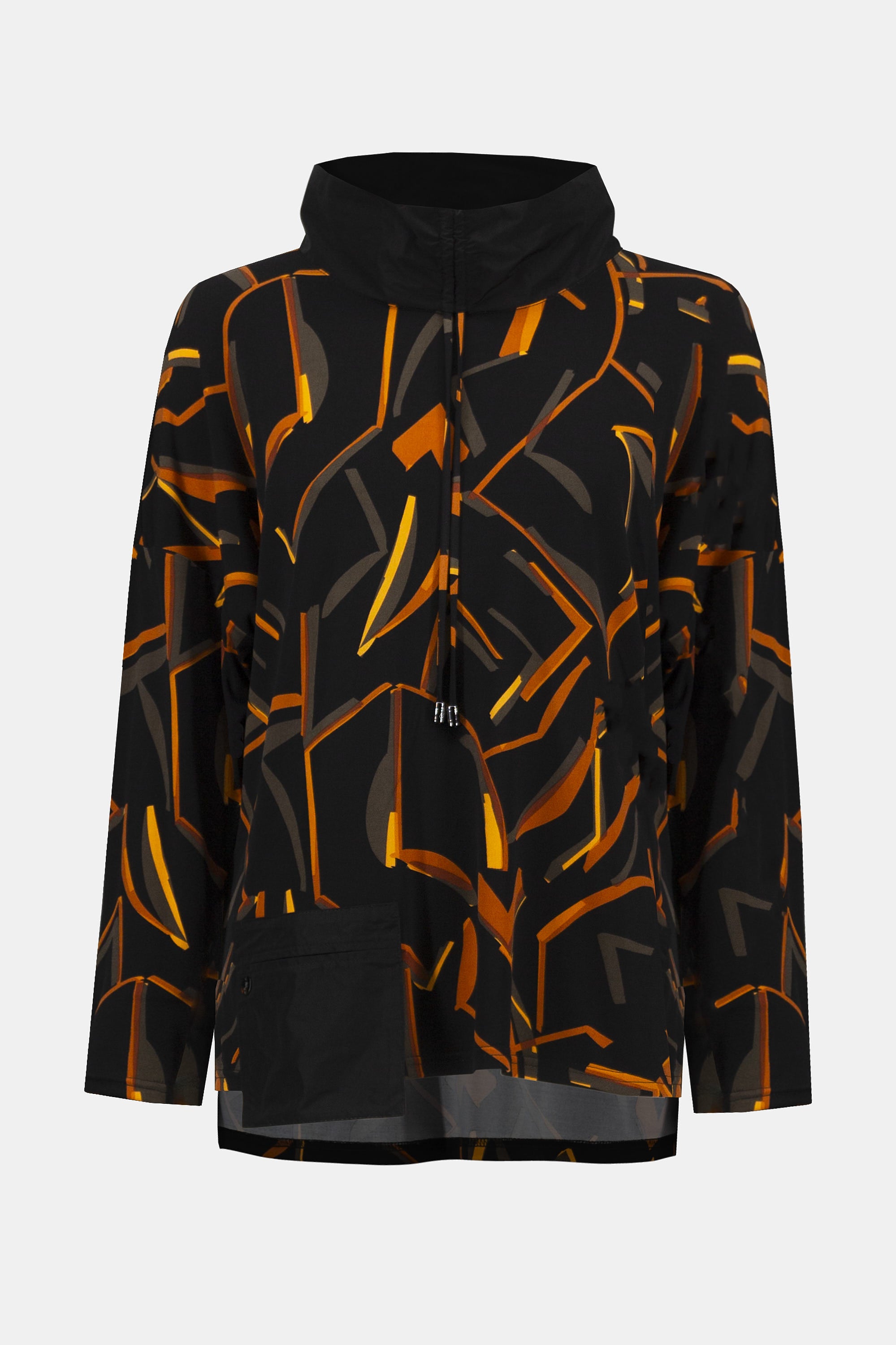 Joseph Ribkoff Silky Knit Abstract Print Boxy Top-253231