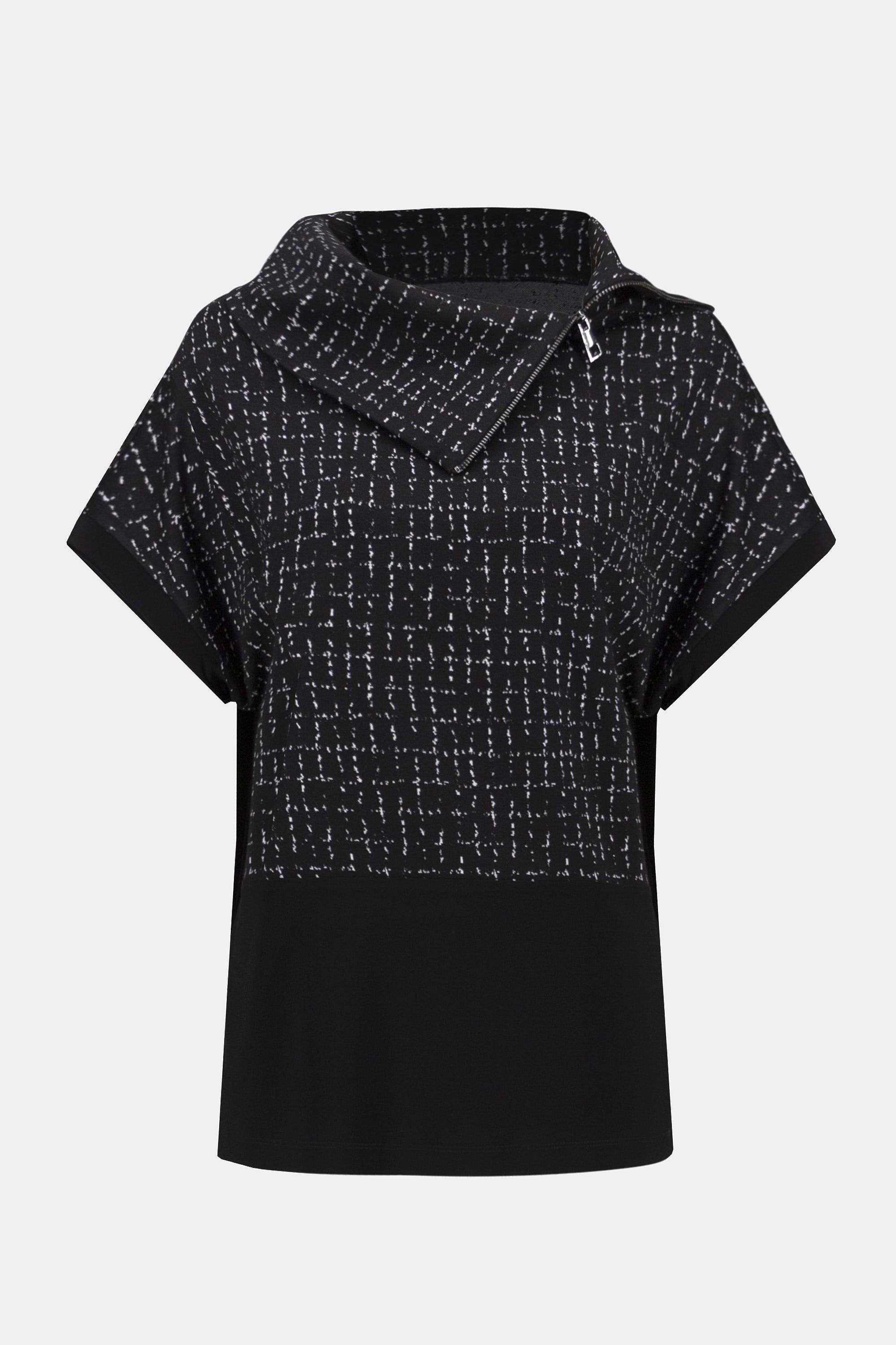 Joseph Ribkoff Jacquard Checkered Tunic-253234