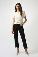 Joseph Ribkoff Satin And Silky Knit Wrap Top-253237