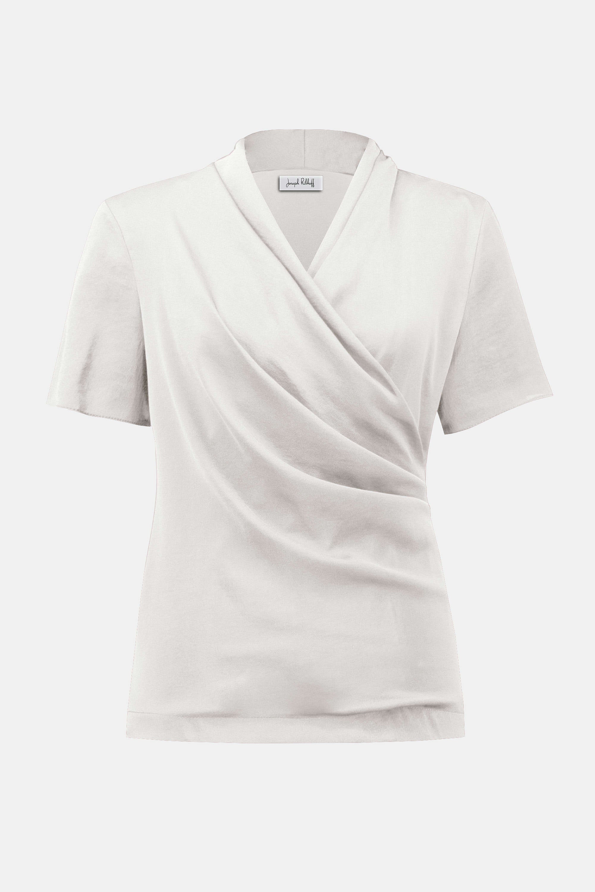 Joseph Ribkoff Satin And Silky Knit Wrap Top-253237