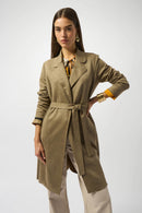 Joseph Ribkoff Scuba Suede Straight Coat-253252