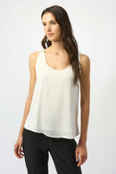 Joseph Ribkoff Recycled Hammered Satin Sleeveless Top-253292