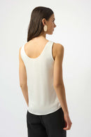 Joseph Ribkoff Recycled Hammered Satin Sleeveless Top-253292