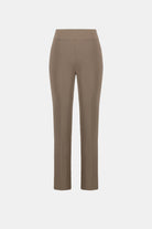 Melange Silky Knit Straight Leg Pull-On Pants