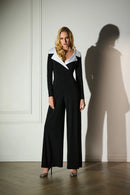 Signature | Silky Knit & Satin Wide Leg Jumpsuit-253705