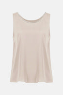 Joseph Ribkoff Satin Top with Rhinestone Trim-253744
