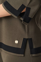 Sweater Knit Colour Block Top