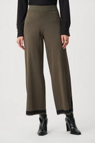 Sweater Knit Colour Block Culotte Pants
