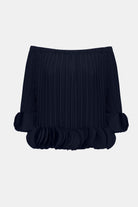 Georgette Off Shoulder Pleated Top