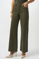 Goldie | Classic Wide-Leg Stretch Denim Jeans-253950