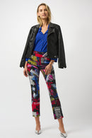 Joseph Ribkoff Foiled Faux Suede Fitted Jacket-253978