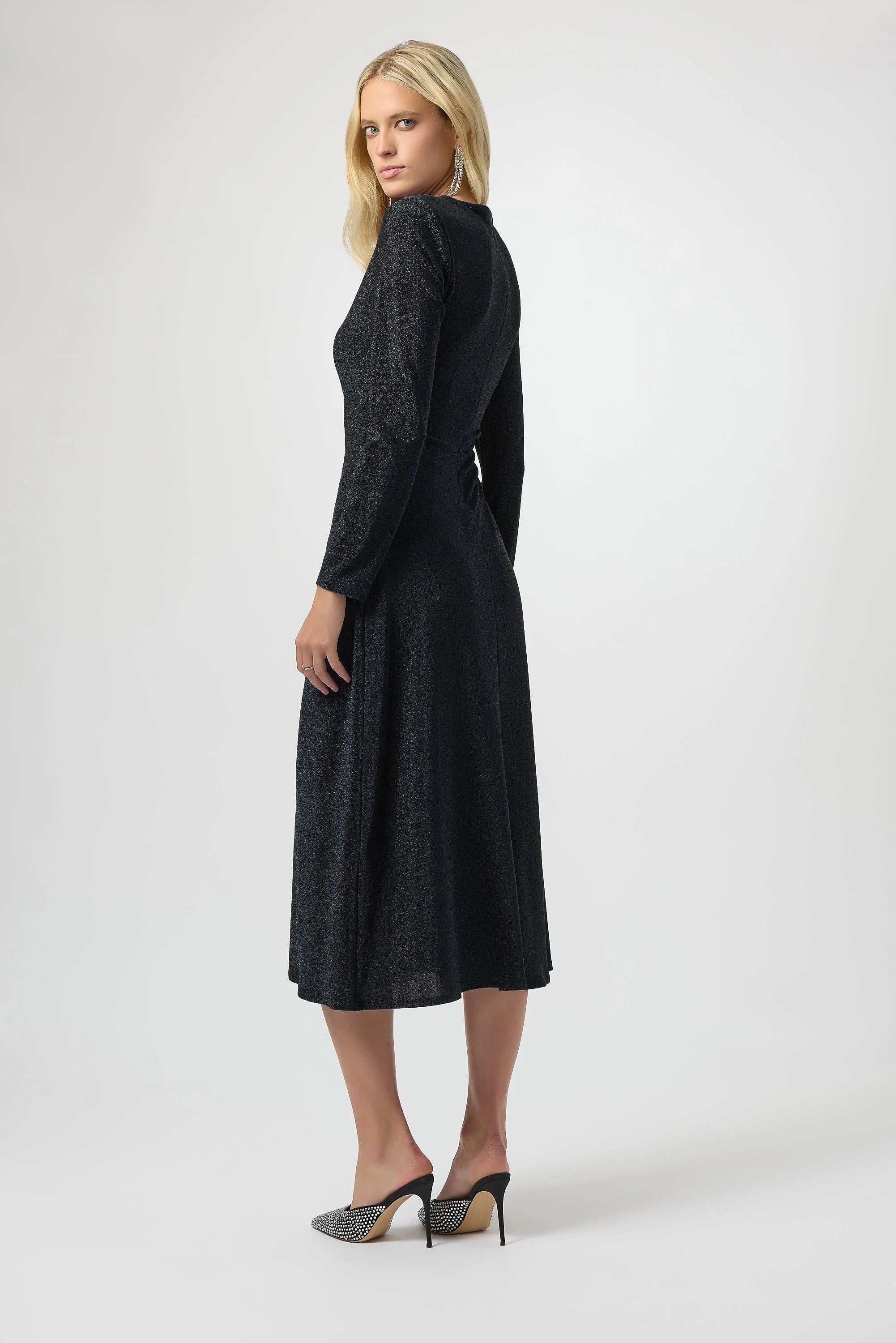 Joseph Ribkoff Sparkle Knit Fit & Flare Dress-254082