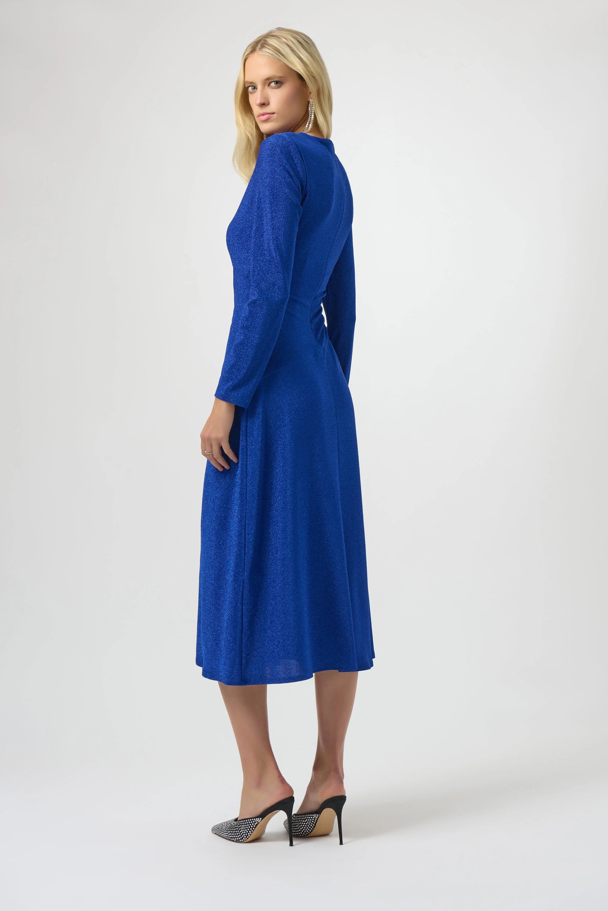 Joseph Ribkoff Sparkle Knit Fit & Flare Dress-254082