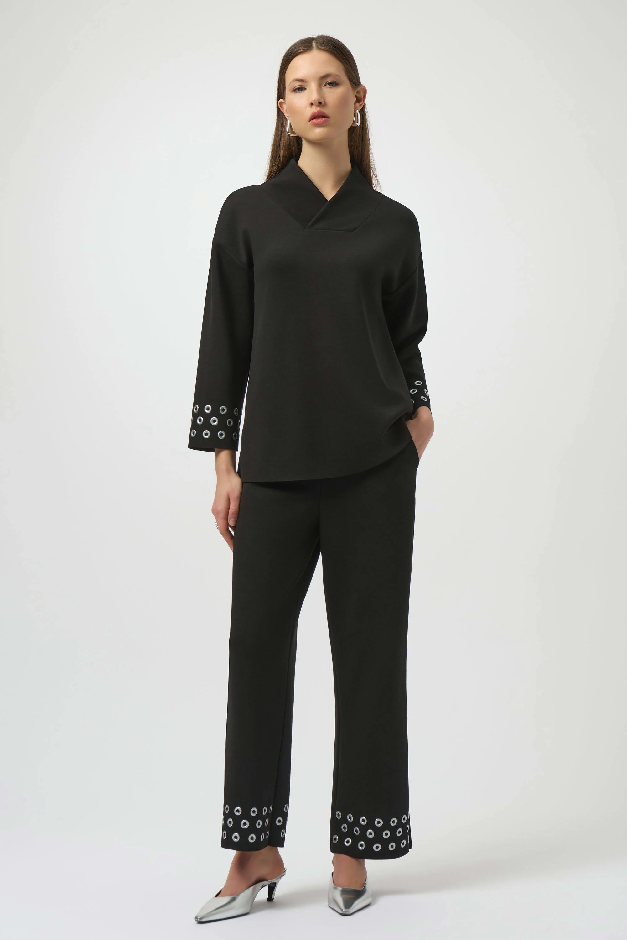 Jospeh Ribkoff Scuba Jersey Straight Leg Pull-On Pants-254094