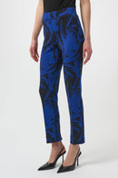 Joseph Ribkoff     Silky Knit Floral Print Straight Leg Pants-254199
