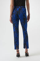 Joseph Ribkoff     Silky Knit Floral Print Straight Leg Pants-254199