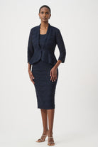Signature | Lurex Cascade Knit Pull-On Pencil Skirt