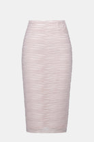 Signature | Lurex Cascade Knit Pull-On Pencil Skirt