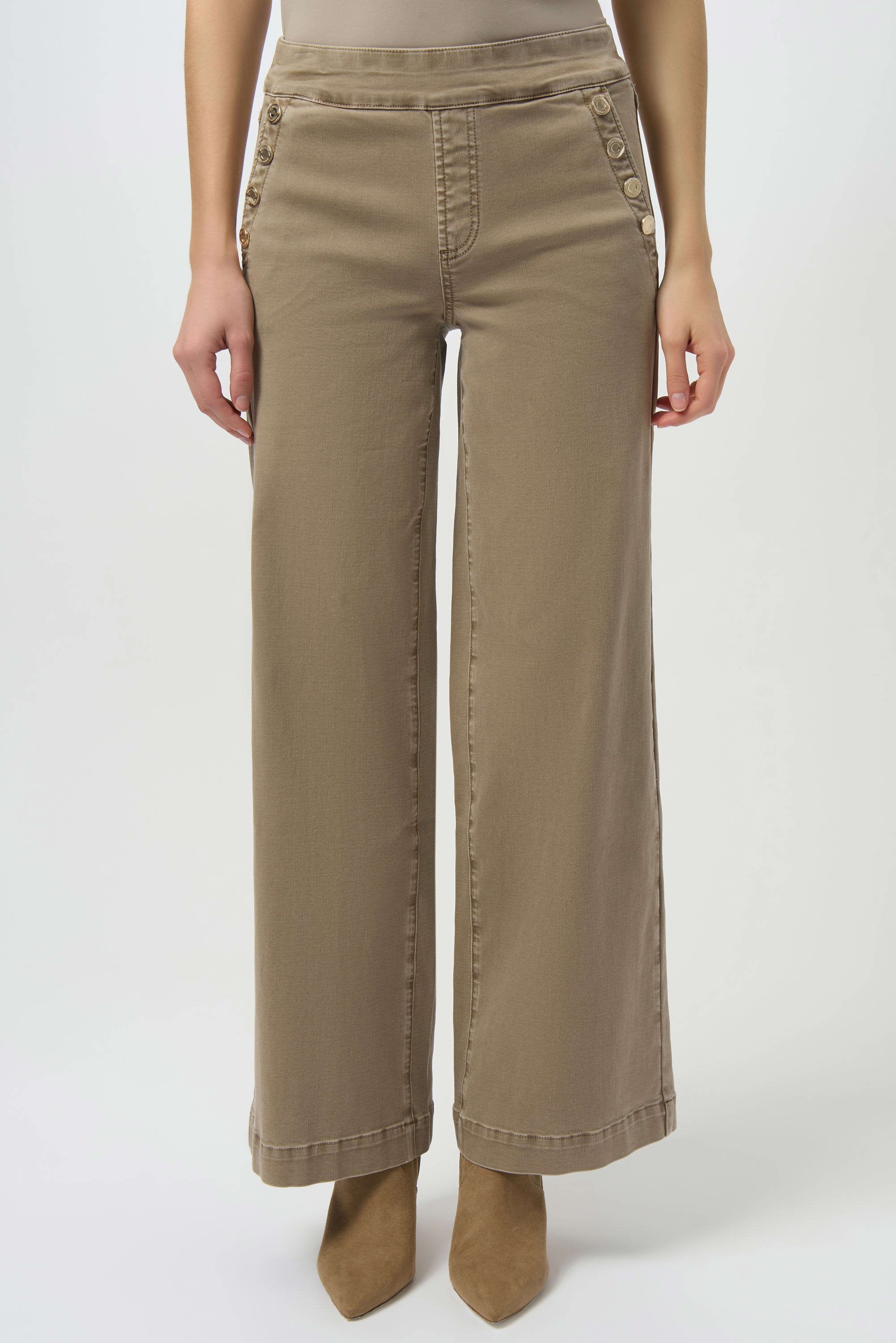 Joseph Ribkoff Classic Wide Leg Pull-On Jeans-254919