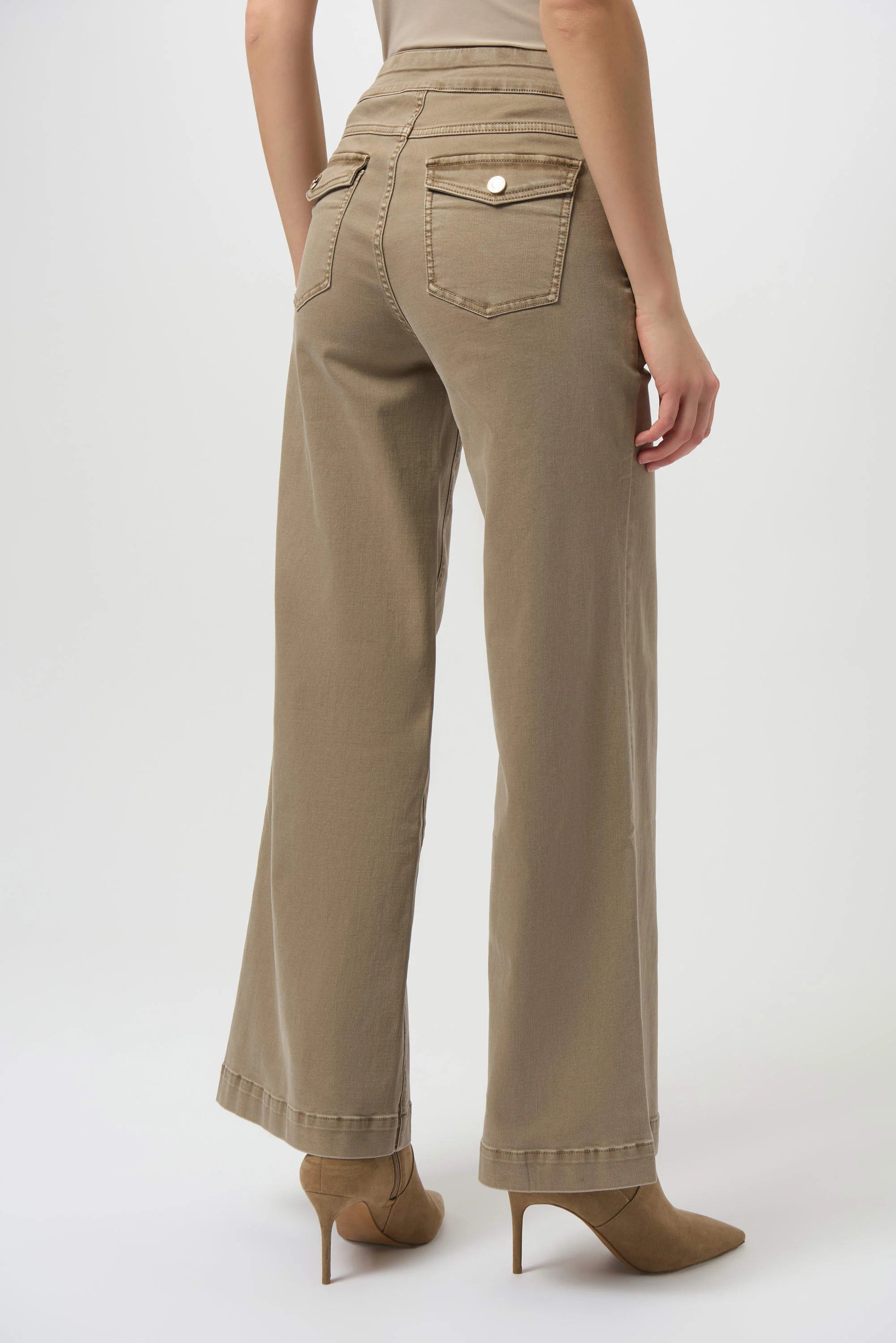 Joseph Ribkoff Classic Wide Leg Pull-On Jeans-254919
