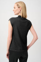 Sweater Knit Sleeveless Pullover with Iron-On Detail