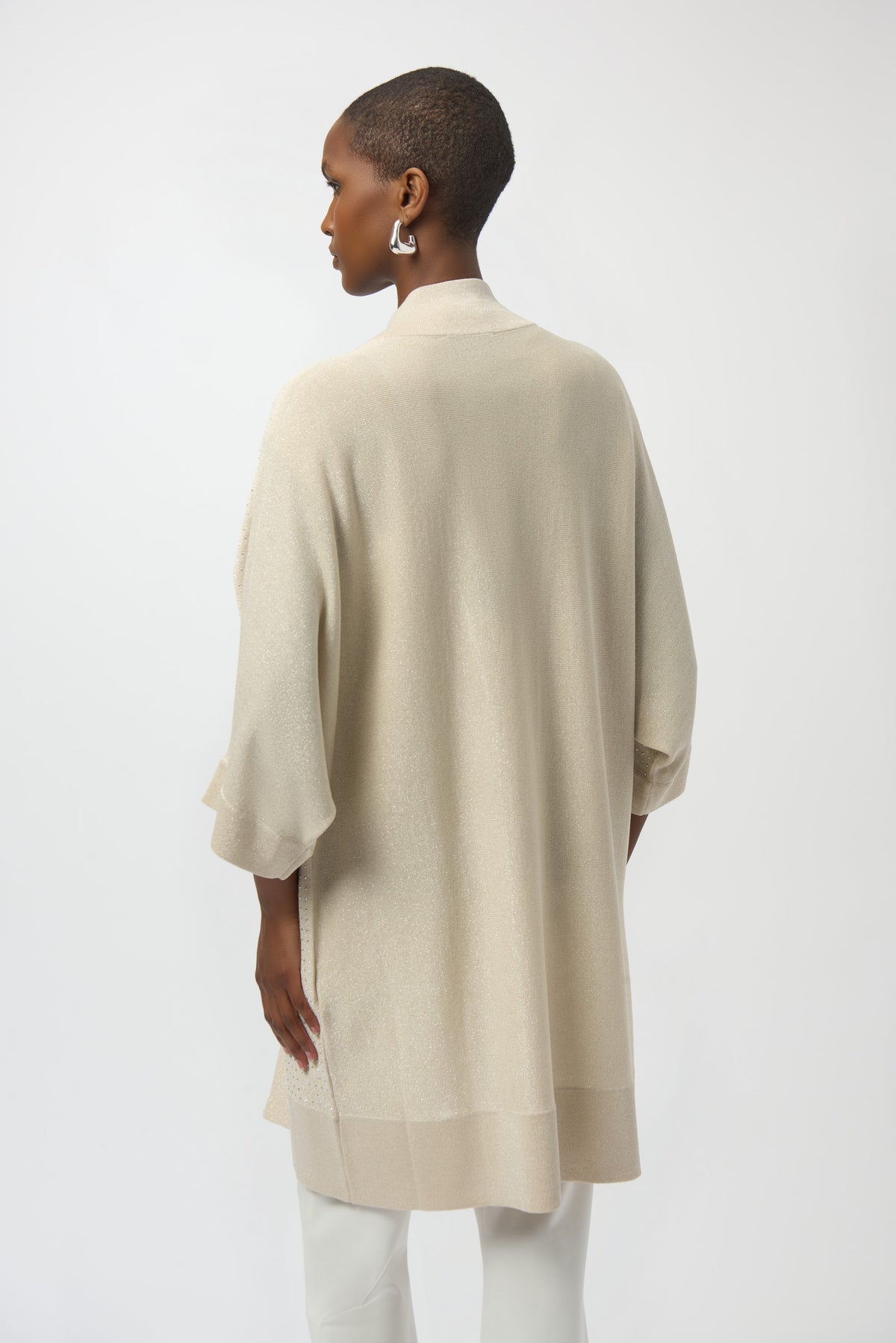 Joseph Ribkoff Embellished Sparkly Long Cardigan 254937F26, view 11