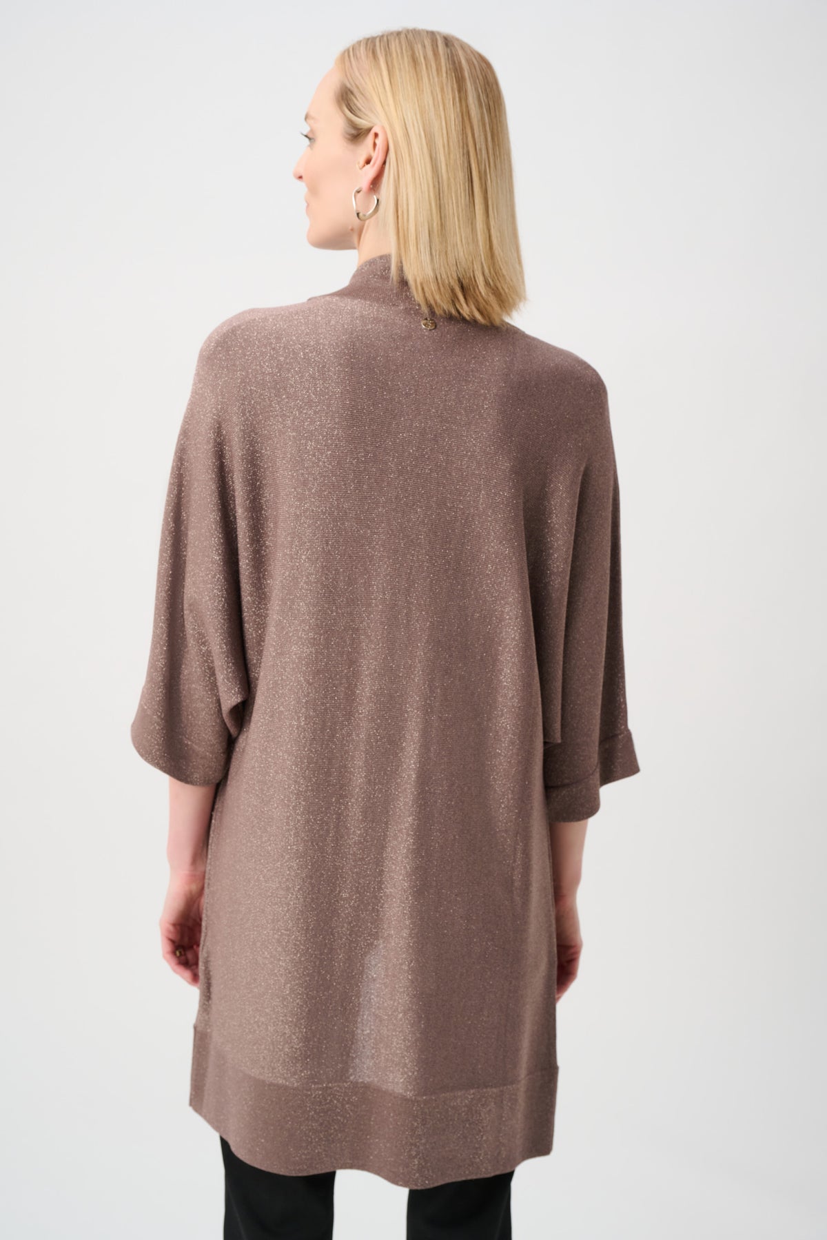 Joseph Ribkoff Embellished Sparkly Long Cardigan 254937F26, view 9