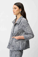 Joseph Ribkoff Millennium Abstract Print Trapeze Jacket-261003