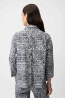 Joseph Ribkoff Millennium Abstract Print Trapeze Jacket-261003