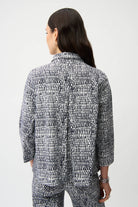 Millennium Abstract Print Trapeze Jacket