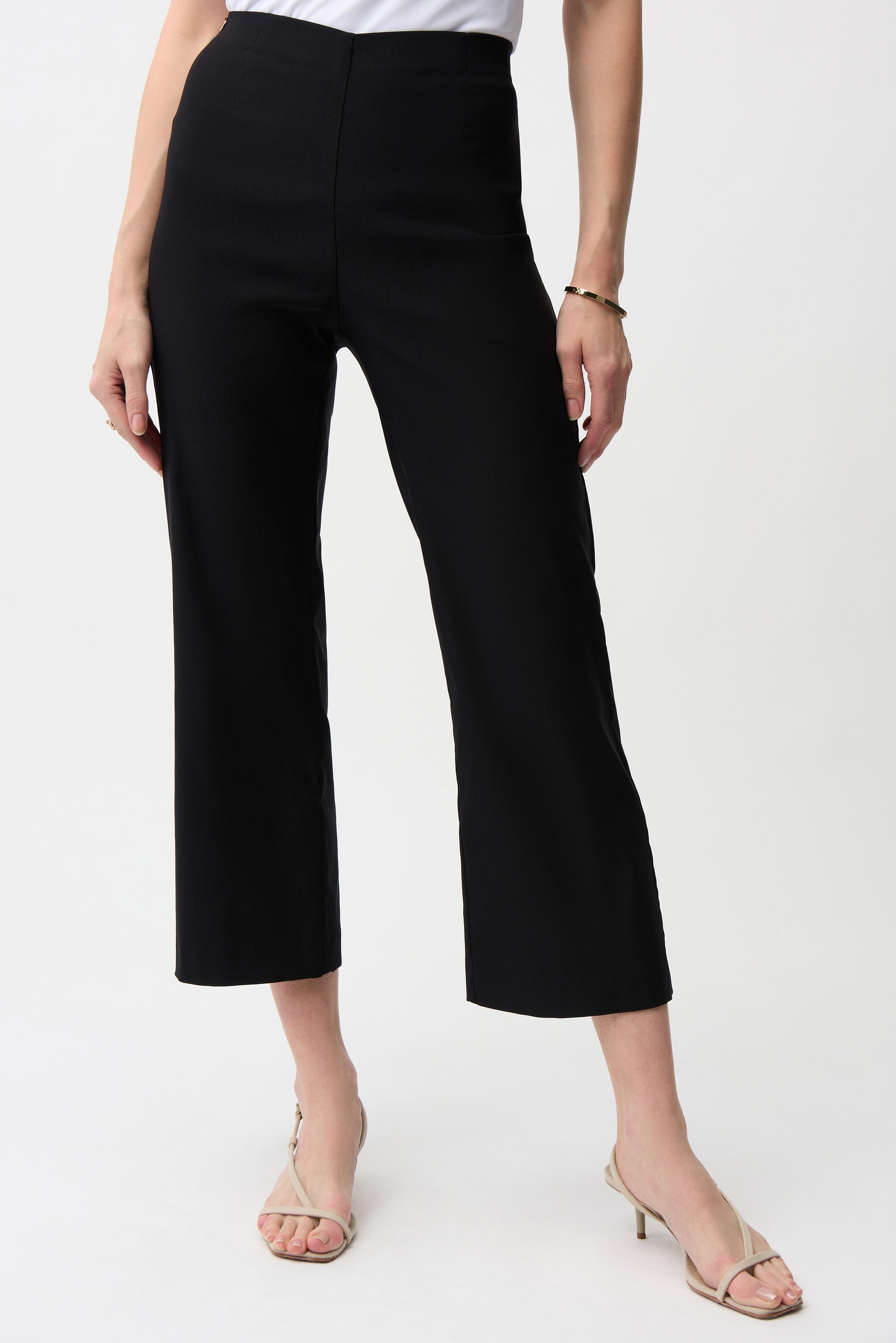 Soft Micro Twill Pull-On Culotte Pants