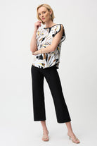Soft Micro Twill Pull-On Culotte Pants