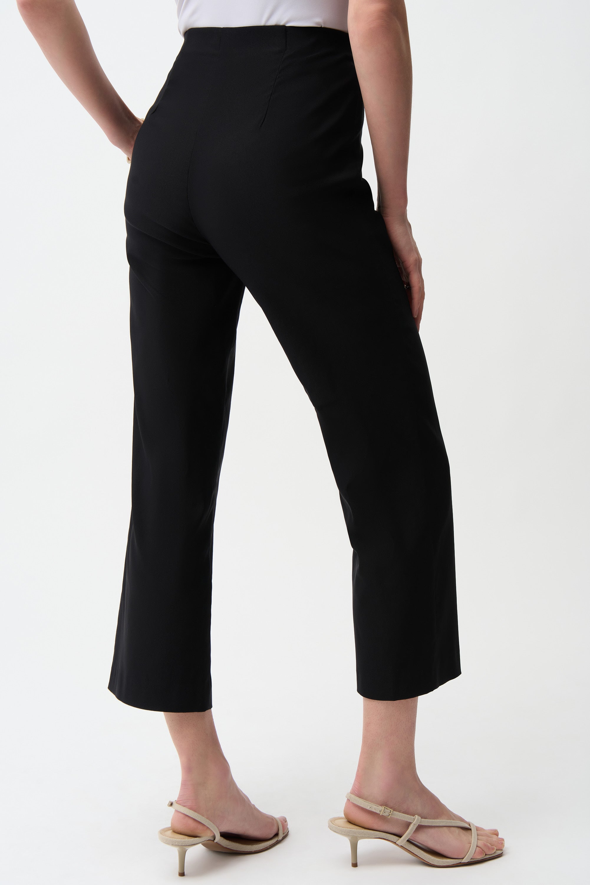 Soft Micro Twill Pull-On Culotte Pants