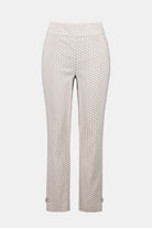 Geometric Jacquard Pull-On Slim Fit Pants