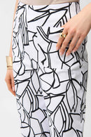 Joseph Ribkoff Millennium Abstract Print Wide Leg Pull-On Pants-261026