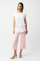 Recycled Satin & Chiffon Asymmetrical Tunic