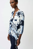 Joseph Ribkoff Conversational Print Cocoon Tunic-261030