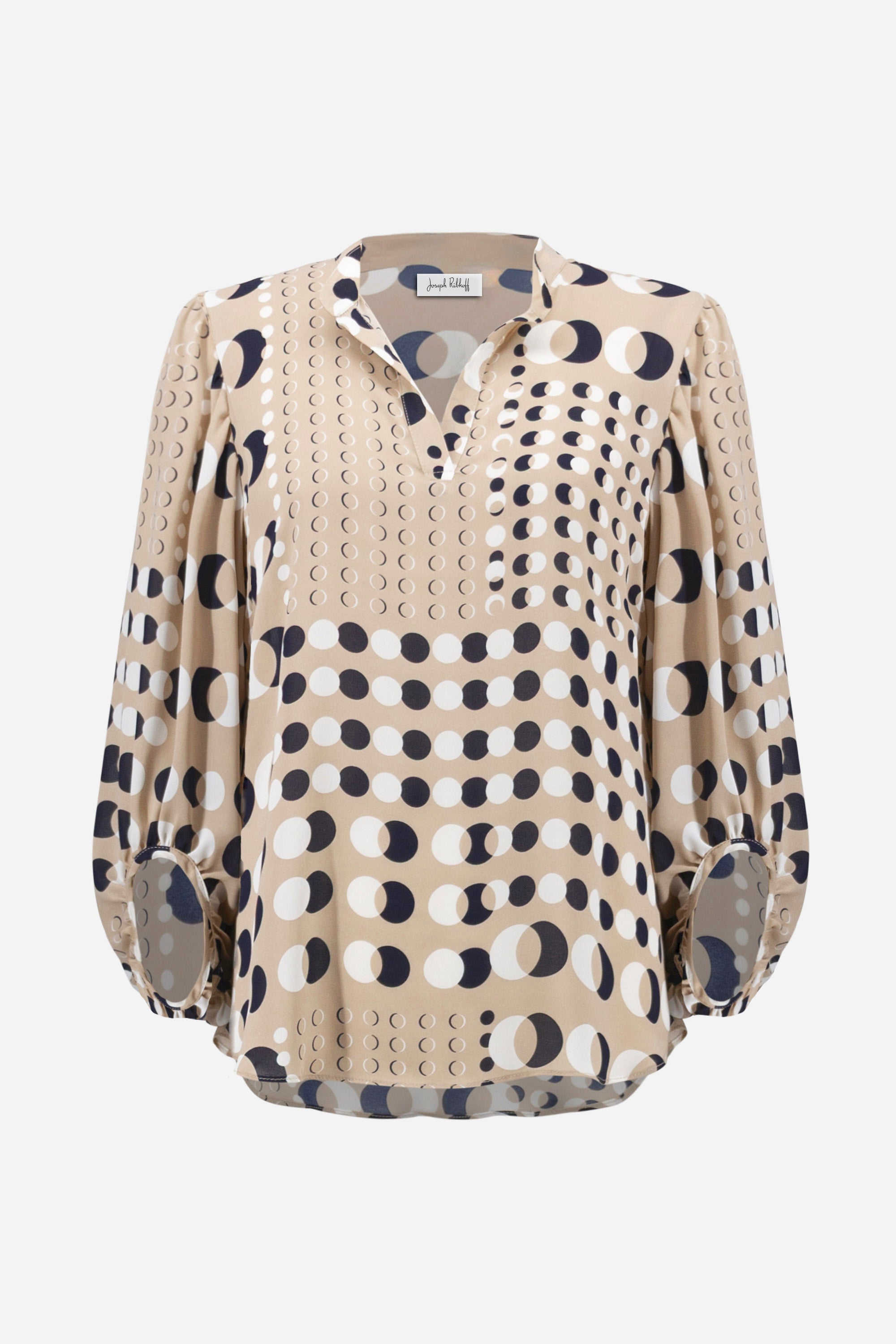 Joseph Ribkoff Recycled Georgette Dot Print Boxy Tunic-261099