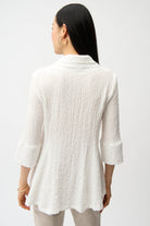 Seersucket Flared Jacket